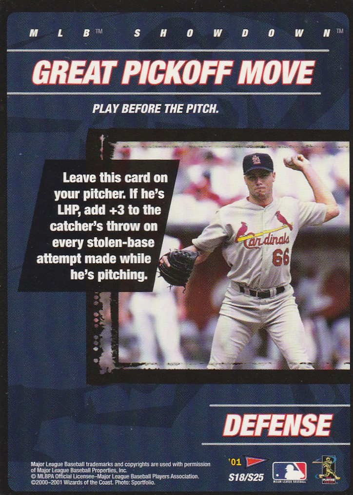 Great Pickoff Move